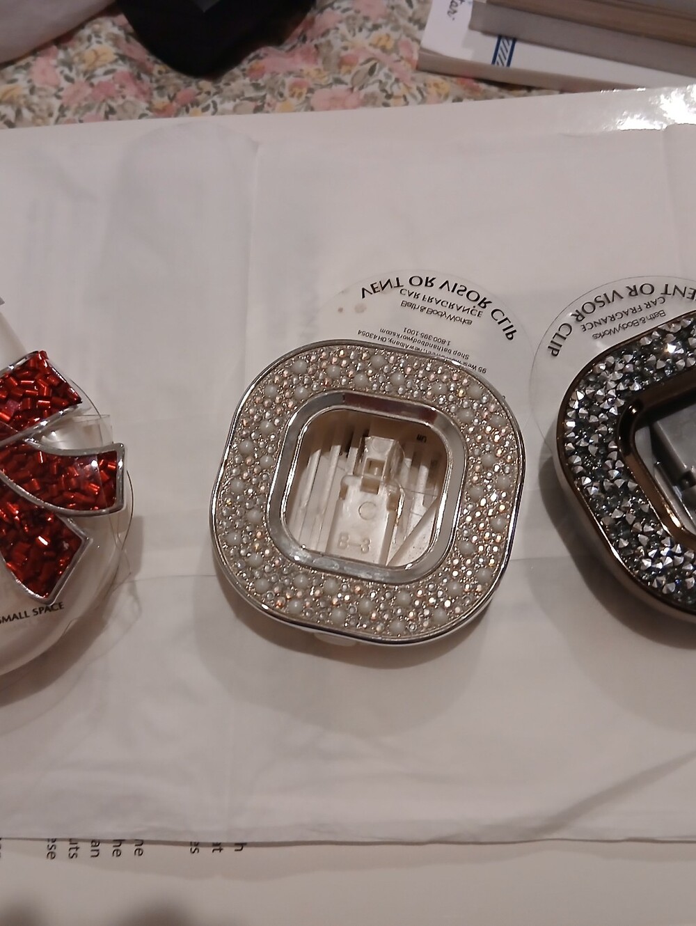 Bath & Body Works Scentportable car visor clips & refills